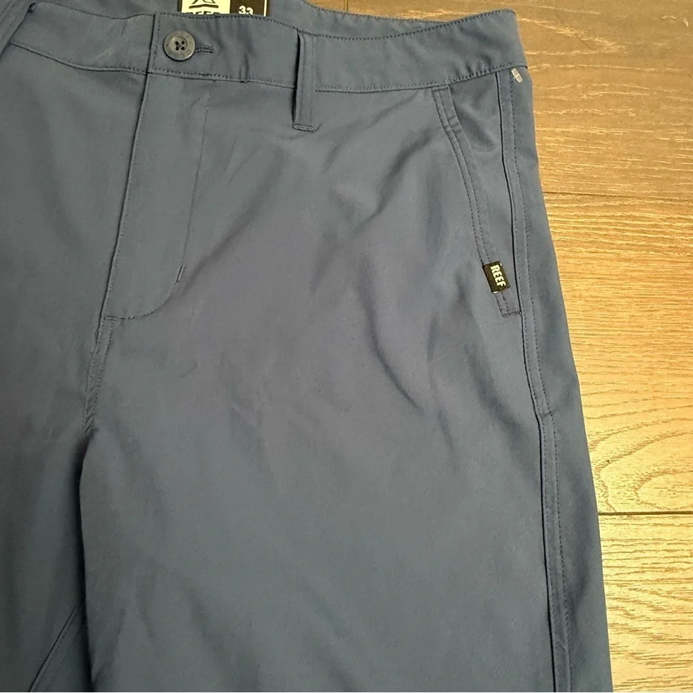 Reef Blue Cargo Shorts Modern Lightweight Design